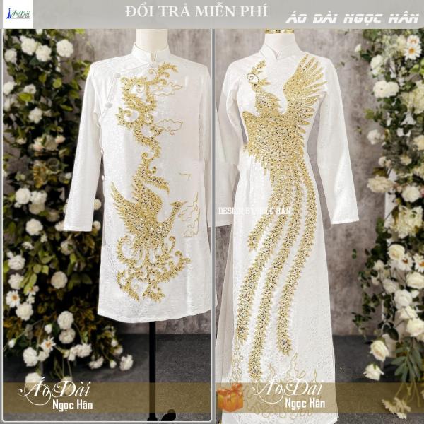 Áo Dài Cặp Cưới Hỏi Cô Dâu Chú Rể ADC04