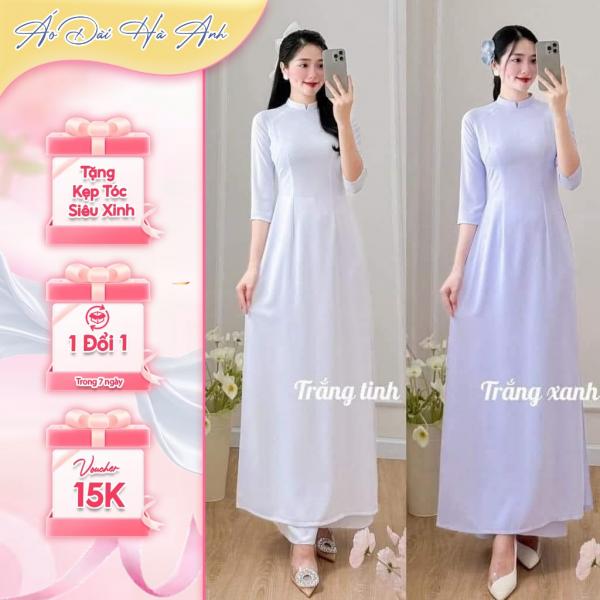 ÁO DÀI TRẮNG HỌC SINH  [ Không Quần ] - TINH KHÔI & DUYÊN DÁNG - ÁO DÀI HÀ ANH
